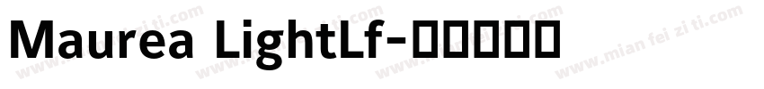 Maurea LightLf字体转换